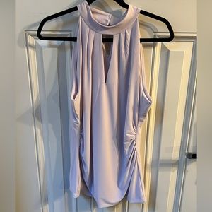 Never worn WHBM lilac top that has matching has skirt listed as well